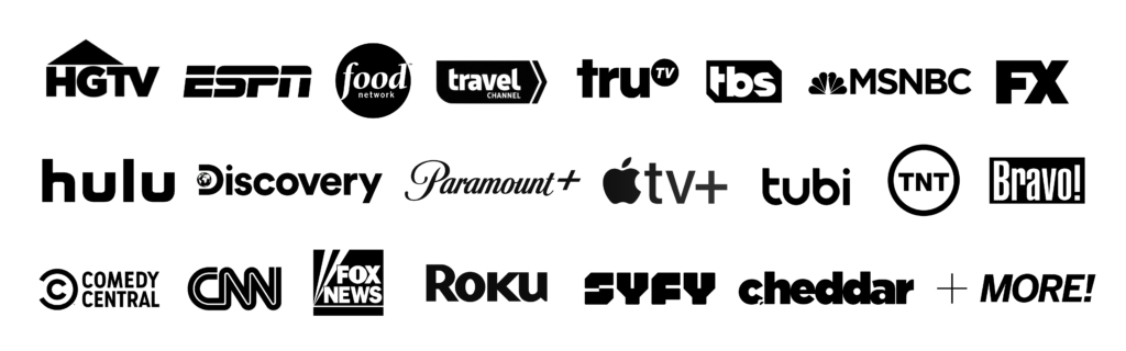 targeted TV Channel logos.